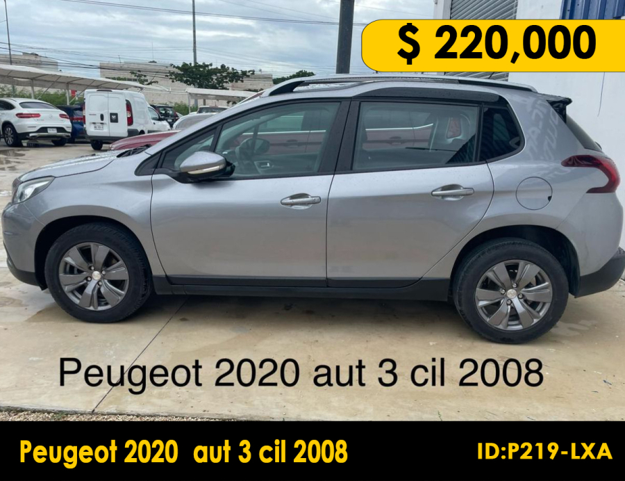 Peugeot 2020 aut 3 cil 2008 220 mil